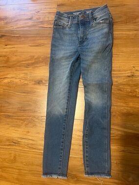 Old Navy Girls Blue Slim Straight Jeans